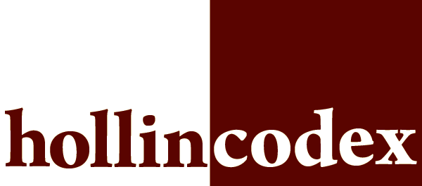 Hollin Codex banner, links to main page